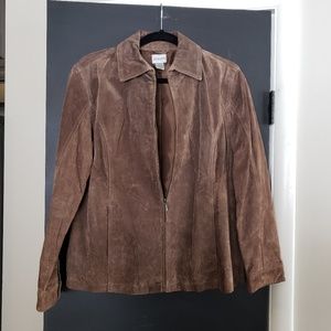 ⏰SALE⏰ Chico's Brown Suede Jacket